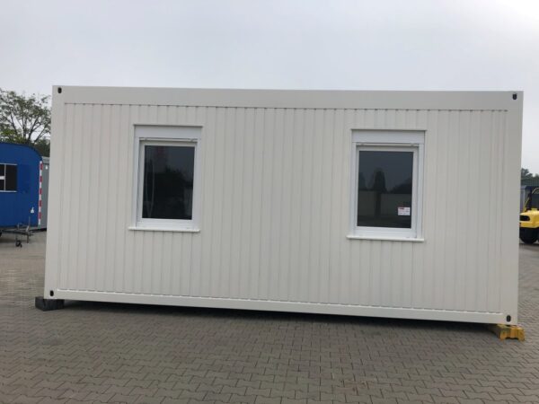 Kantoorunit met 2 zijramen links - 6x3 meter - Afbeelding 2