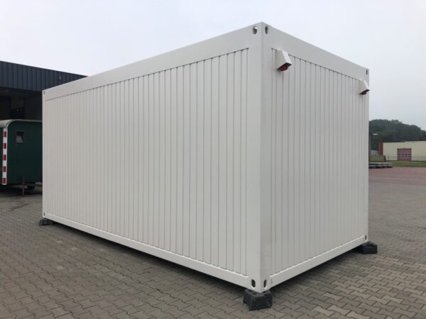 Kantoorunit met 2 zijramen links en keuken - 6x3 meter - Afbeelding 3