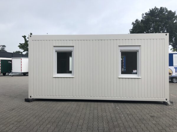 Kantoorunit met 4 zijramen - 6x3 meter - Afbeelding 2
