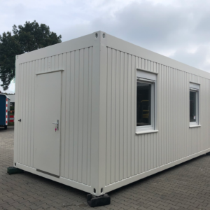 Kantoorunit met 2 zijramen rechts - 6x3 meter