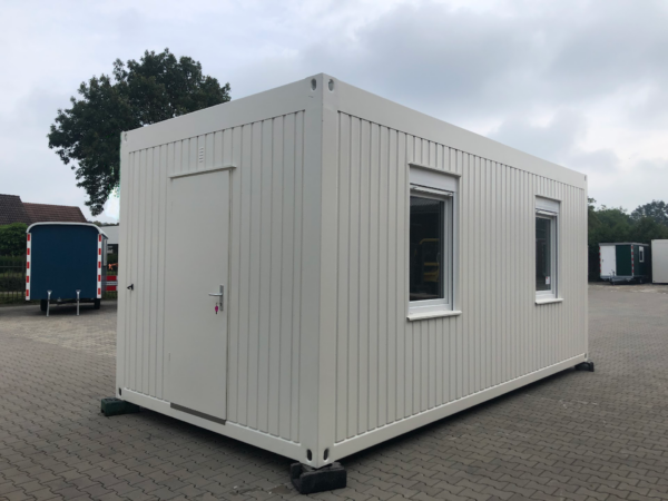 Kantoorunit met 2 zijramen rechts - 6x3 meter