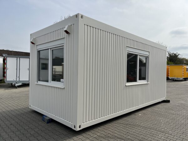 Kantoorunit met kopraam en zijraam links - 6x3 meter - Afbeelding 3