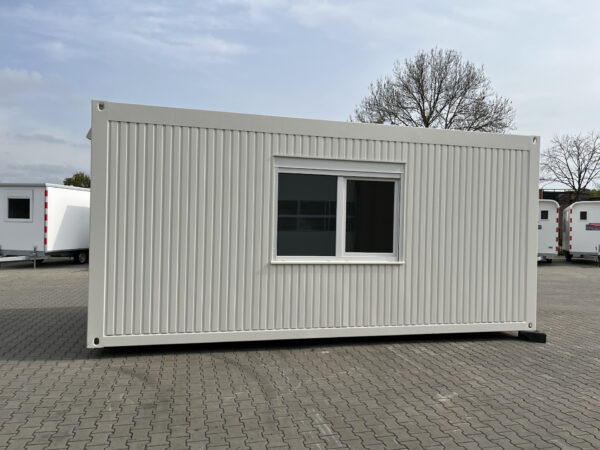 Kantoorunit met kopraam en zijraam links - 6x3 meter - Afbeelding 4