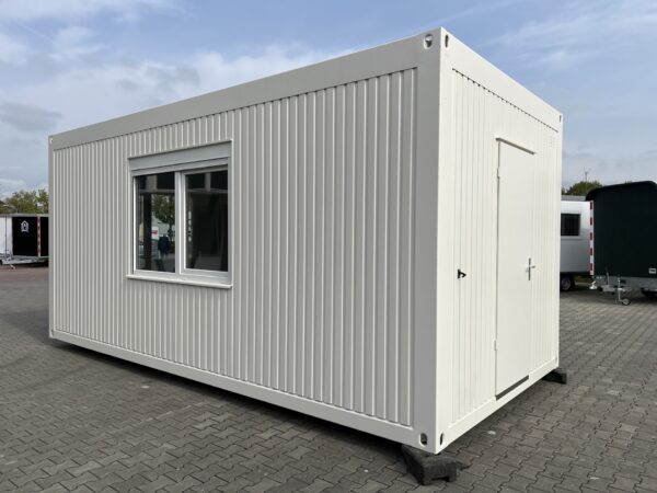 Kantoorunit met kopraam en zijraam links - 6x3 meter - Afbeelding 5