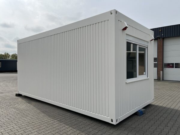 Kantoorunit met kopraam en zijraam links - 6x3 meter - Afbeelding 8