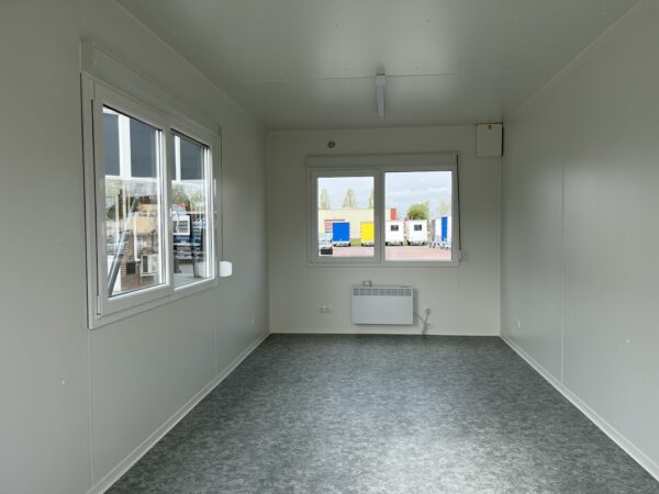 Kantoorunit met kopraam en zijraam links - 6x3 meter - Afbeelding 9