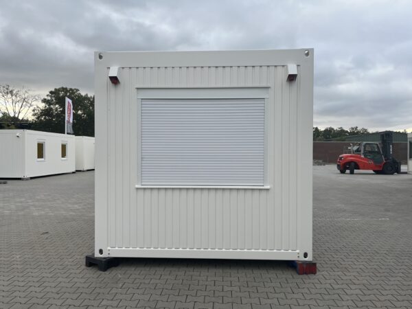 Kantoorunit met kopraam en zijraam rechts - keuken en toilet - 10x3 meter - Afbeelding 5