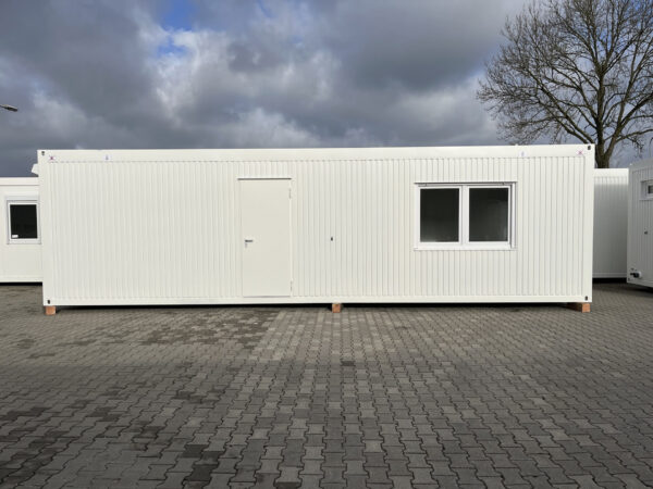 Kantoorunit met kopraam en zijraam rechts - keuken en toilet - 10x3 meter - Afbeelding 14