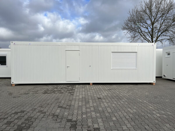 Kantoorunit met kopraam en zijraam rechts - keuken en toilet - 10x3 meter - Afbeelding 17