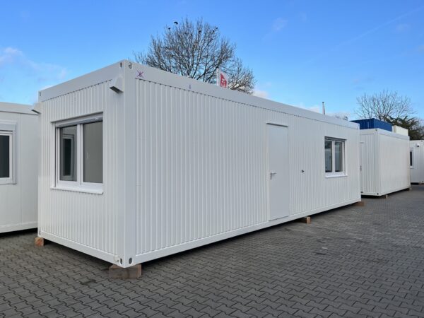 Kantoorunit met kopraam en zijraam rechts - keuken en toilet - 10x3 meter - Afbeelding 18
