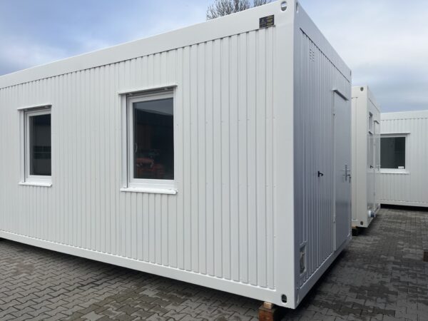 Kantoorunit met 2 zijramen links en keuken - 6x3 meter - Afbeelding 10