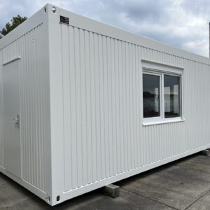 Kantoorunit met kopraam en zijraam rechts - 6x3 meter