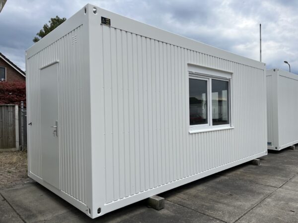 Kantoorunit met kopraam en zijraam rechts - 6x3 meter - Afbeelding 4