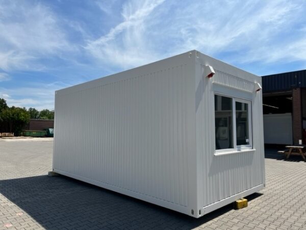 Kantoorunit met kopraam - keuken en toilet - 6x3 meter